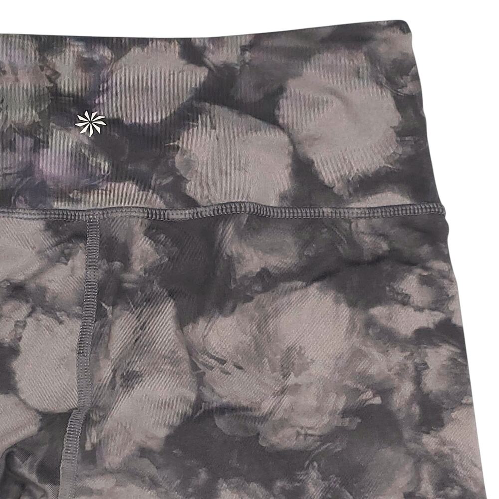 Athleta Leggings Womens S Gray Mid Rise Chaturanga Tie Dye Active Yoga - Picture 10 of 12